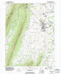 Mercersburg 1990 topographic map thumbnail
