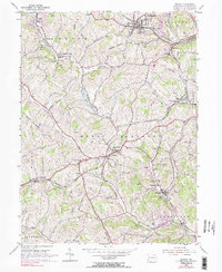 Midway 1954 topographic map preview