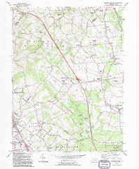 Milford Square 1992 topographic map thumbnail