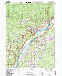 Milford 1995 topographic map thumbnail