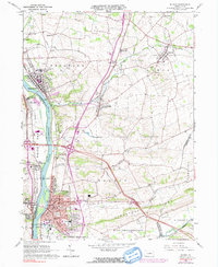 Milton 1965 topographic map thumbnail