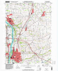 Milton 1998 topographic map thumbnail