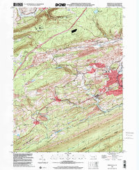 Minersville 1999 topographic map thumbnail