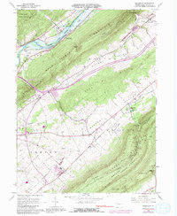 Mingoville 1966 topographic map preview