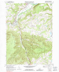 Monroeton 1969 topographic map thumbnail