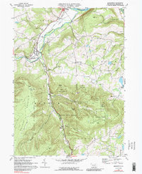Monroeton 1969 topographic map thumbnail