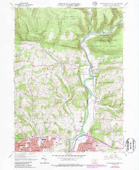 Montoursville North 1965 topographic map thumbnail