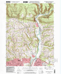 Montoursville North 1999 topographic map thumbnail