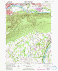 Montoursville South 1965 topographic map preview