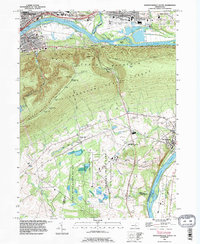 Montoursville South 1994 topographic map thumbnail