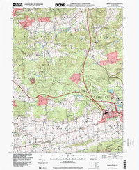 Morgantown 1999 topographic map thumbnail