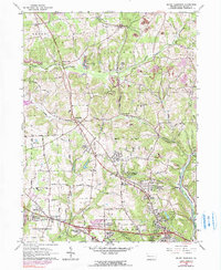 Mount Chestnut 1964 topographic map thumbnail