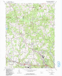Mount Chestnut 1964 topographic map thumbnail
