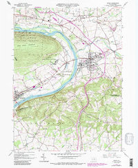 Muncy 1965 topographic map thumbnail