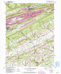 Nesquehoning 1948 topographic map thumbnail