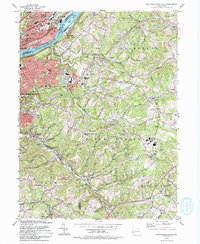 New Kensington East 1993 topographic map thumbnail