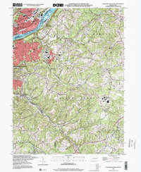 New Kensington East 1998 topographic map thumbnail