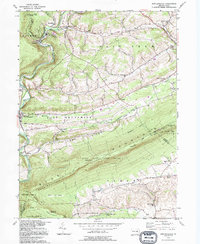 New Ringgold 1992 topographic map preview