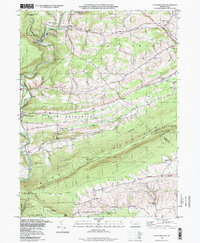 New Ringgold 1997 topographic map thumbnail