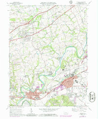 Hershey 1969 topographic map preview