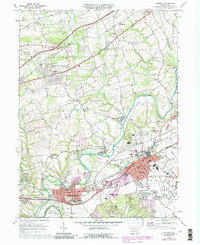 Hershey 1969 topographic map preview