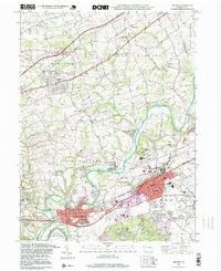 Hershey 1995 topographic map preview
