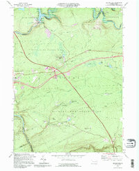 Hickory Run 1992 topographic map thumbnail