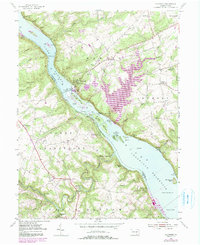 Holtwood 1955 topographic map thumbnail