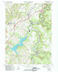 Hooversville 1971 topographic map thumbnail