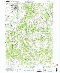 Hughesville 1968 topographic map thumbnail