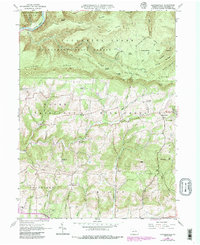 Huntersville 1965 topographic map thumbnail