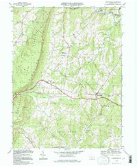 Hustontown 1994 topographic map thumbnail