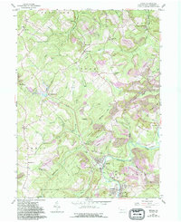 Irvona 1959 topographic map thumbnail