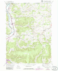 Jackson Summit 1954 topographic map thumbnail