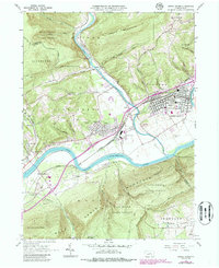 Jersey Shore 1965 topographic map thumbnail