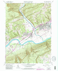 Jersey Shore 1965 topographic map thumbnail
