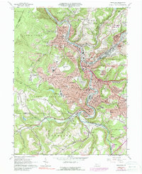 Johnstown 1964 topographic map thumbnail