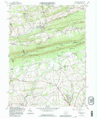 Kunkletown 1992 topographic map thumbnail