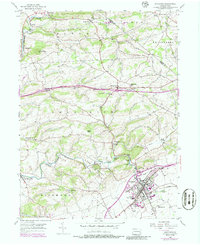 Kutztown 1956 topographic map thumbnail