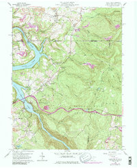 Lake Lynn 1960 topographic map thumbnail