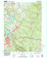 Lake Lynn 1997 topographic map thumbnail