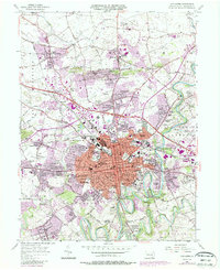 Lancaster 1956 topographic map thumbnail