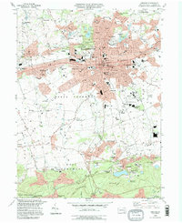 Lebanon 1995 topographic map thumbnail
