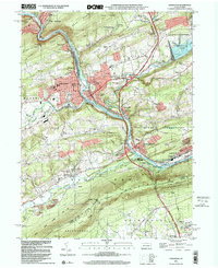 Lehighton 1999 topographic map thumbnail