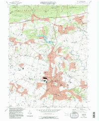 Lititz 1995 topographic map thumbnail