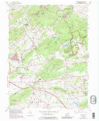 Elverson 1956 topographic map thumbnail