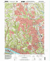 Emsworth 1993 topographic map thumbnail