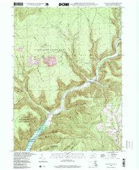 English Center 1994 topographic map thumbnail