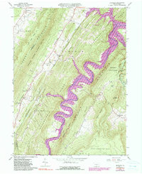 Entriken 1963 topographic map thumbnail
