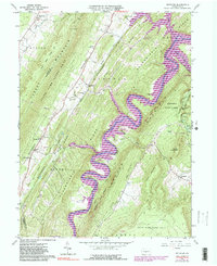 Entriken 1963 topographic map thumbnail